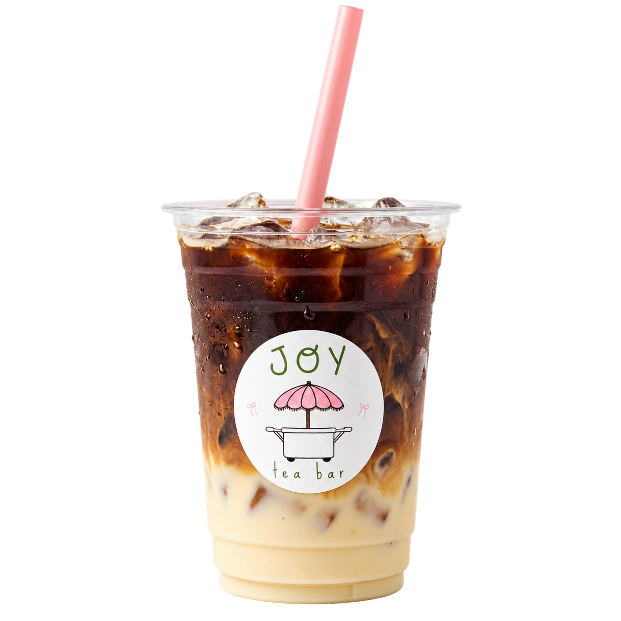Joy Tea Bar iced coffee
