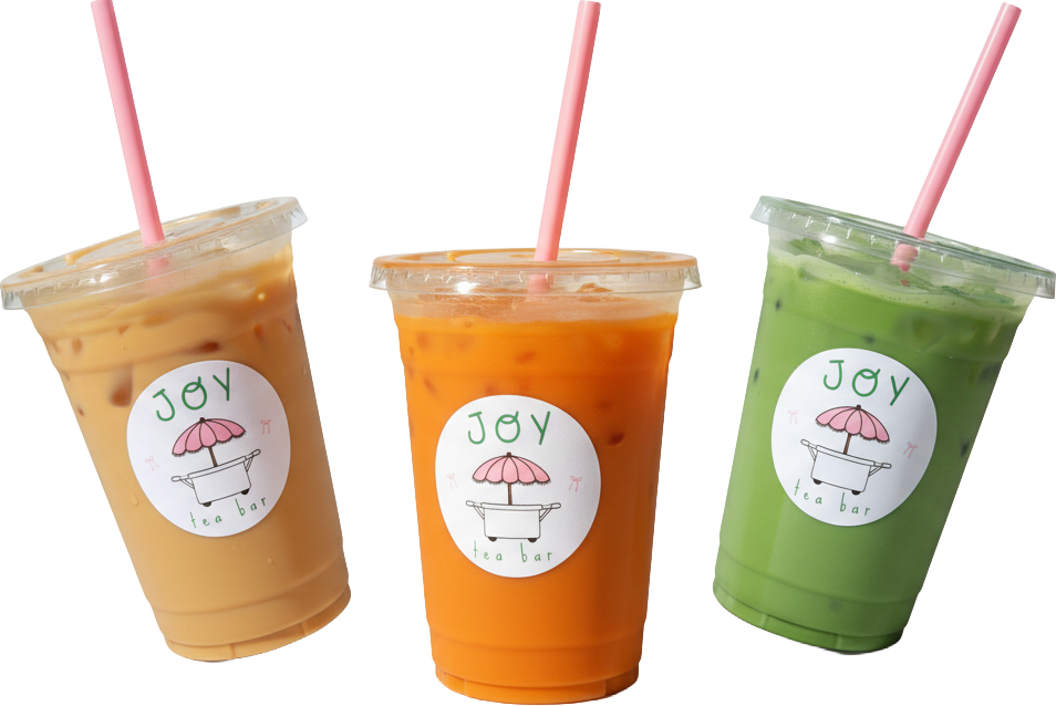 Joy Tea Bar signature drinks