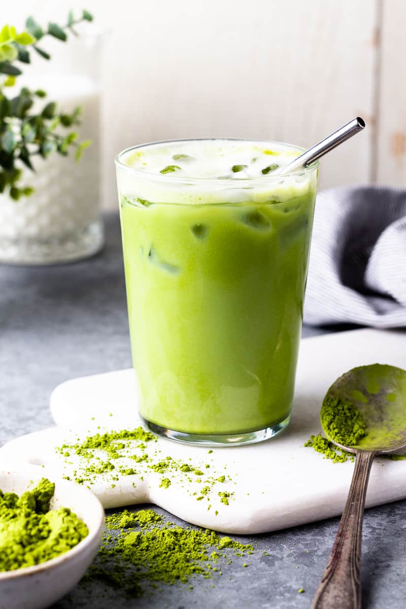 Joy Tea Bar matcha drink