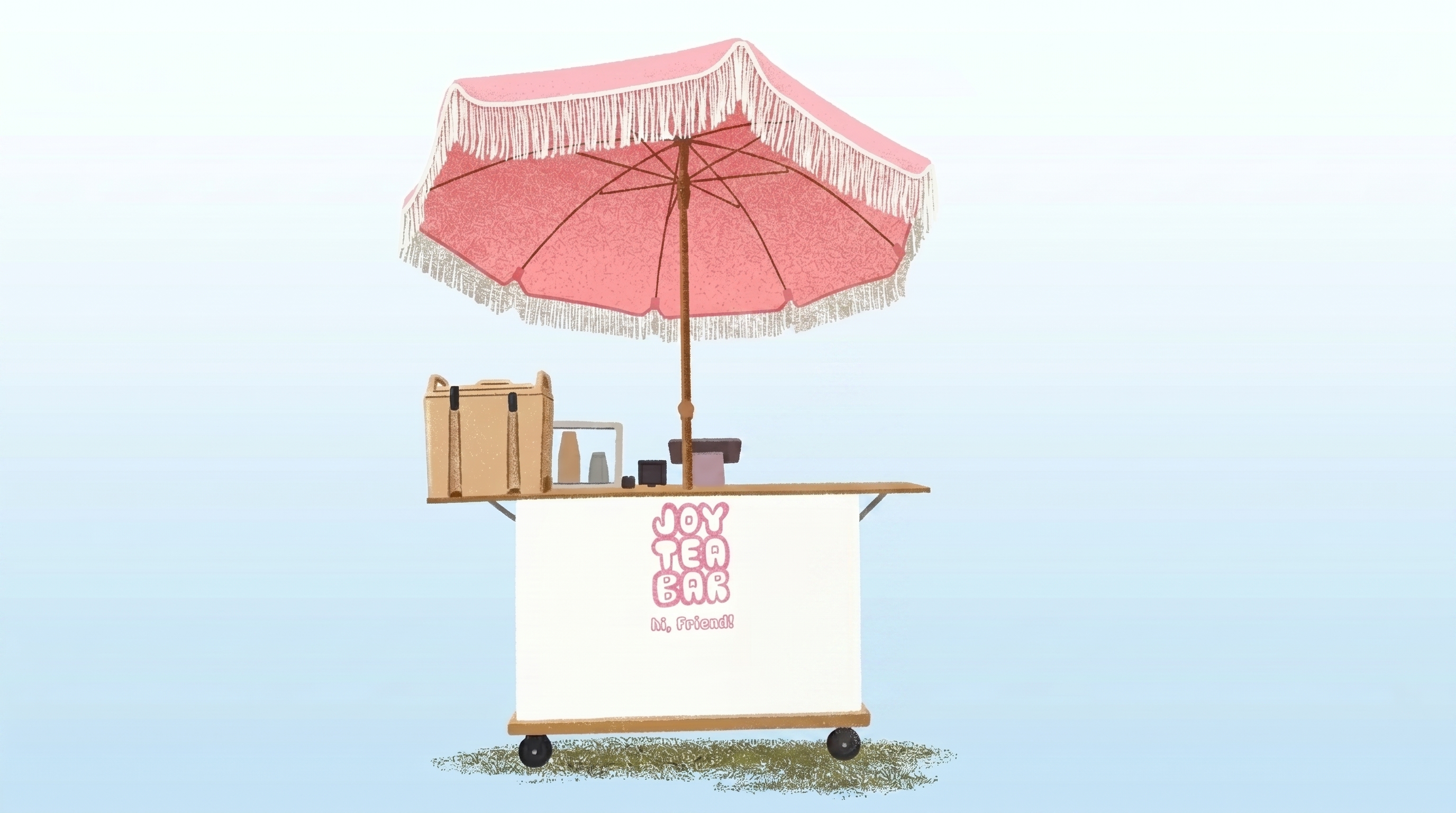 Joy Tea Bar cart